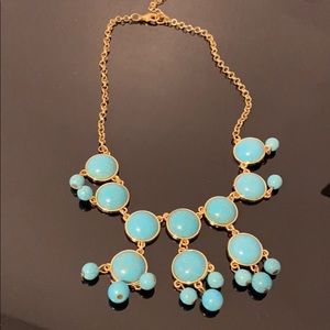 Necklace with semi-precious accents.